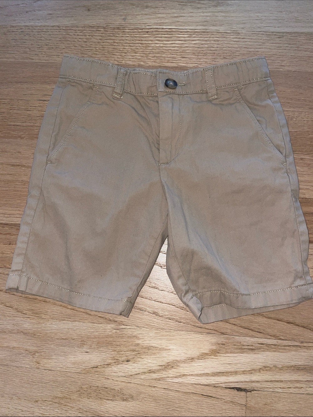 H&M Kid’s Tan Flat Front Cotton Shorts
